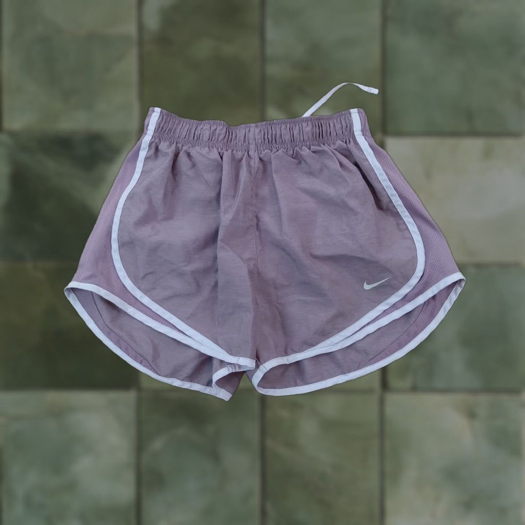 Nike Nike Dri-Fit Running Shorts Womens Small Purple Lined Elastic Waist Size 23" - 1 Thumbnail