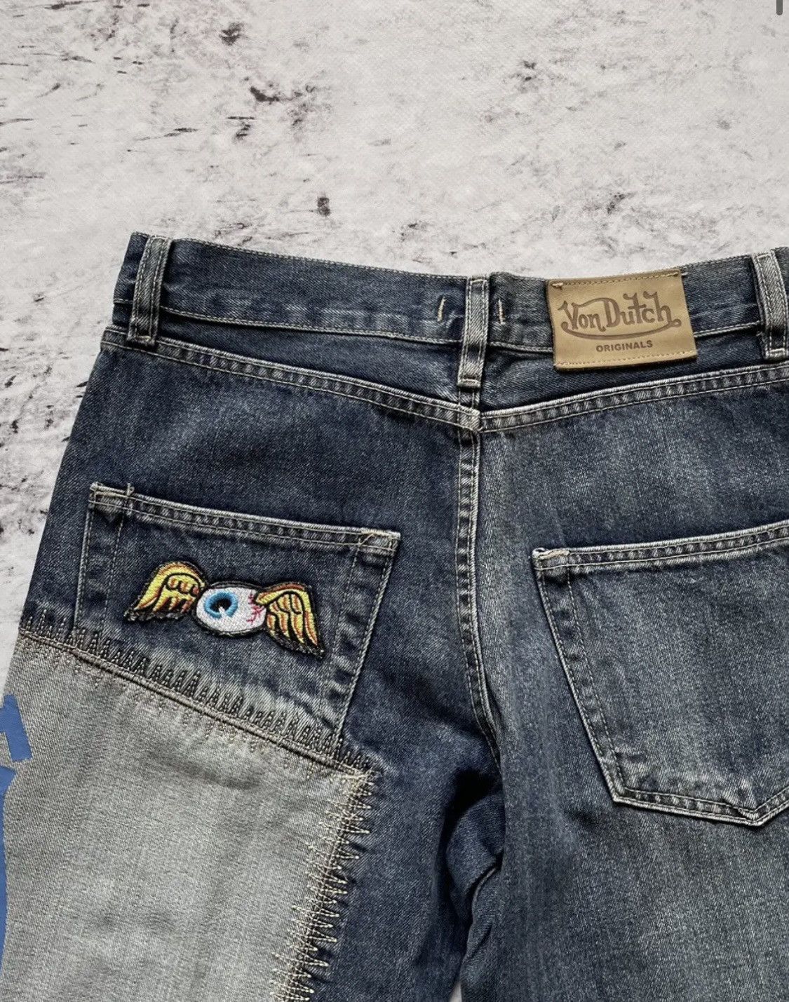 Vintage × Von Dutch Von Dutch Logo Jeans Size US 30 / EU 46 - 23 Thumbnail