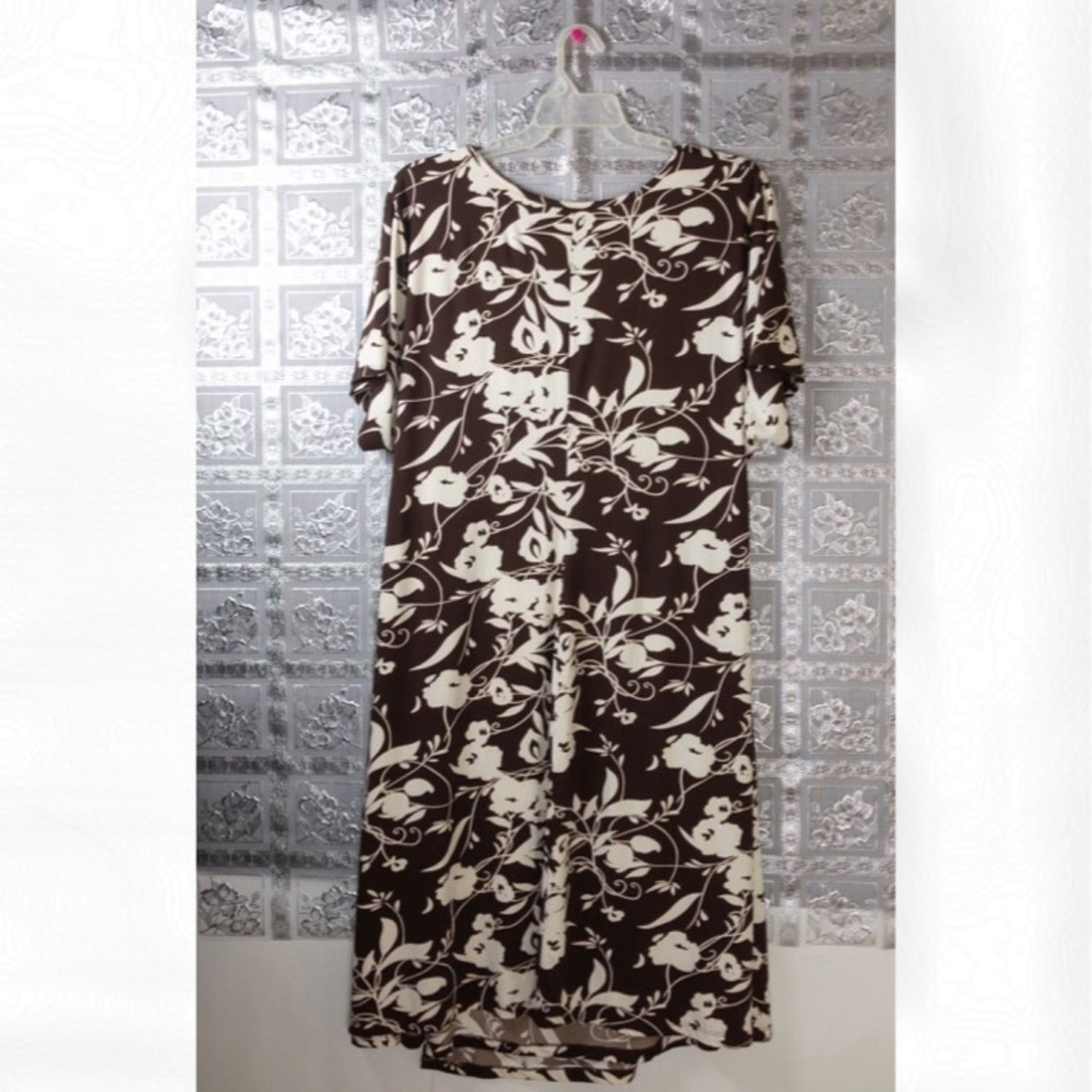 Other Lane Bryant Floral Faux Wrap Buckle Dress Size 4XL / US 24-26 - 5 Thumbnail