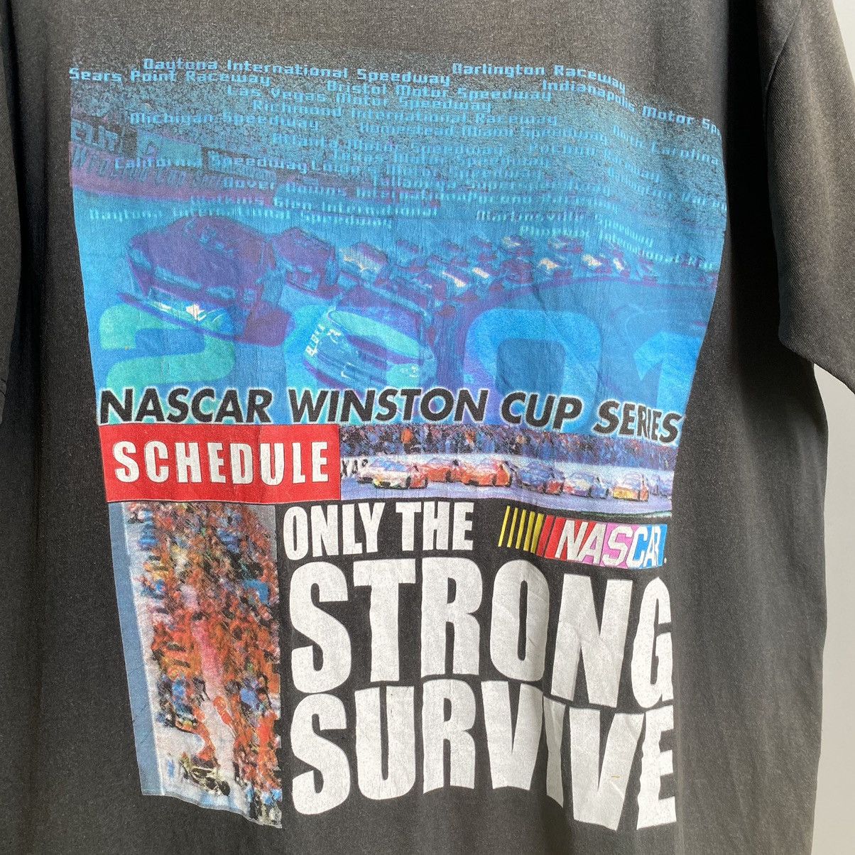 NASCAR Thrashed Faded Vintage 2001 Nascar Winston Cup ERD GRUNGE T Size US XL / EU 56 / 4 - 4 Thumbnail