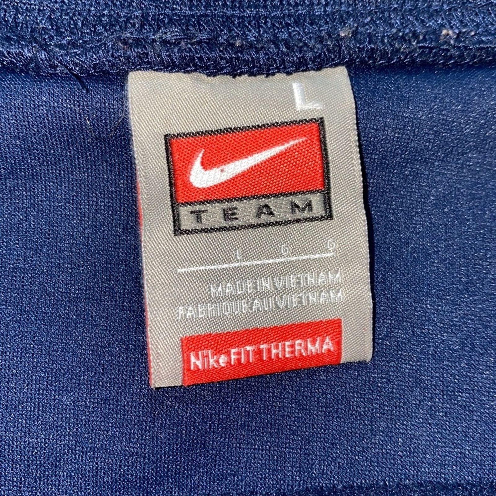 Nike Y2K Nike team center swoosh Therma-Fit crewneck Size US L / EU 52-54 / 3 - 3 Thumbnail