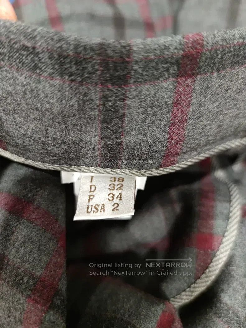 Brunello Cucinelli Brunello Cucinelli New wool casual pants, classic checkere Size 25" / US 0 / IT 36 - 4 Thumbnail
