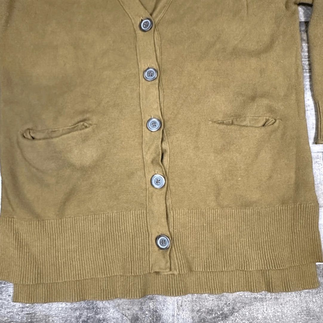 Madewell Madewell Cardigan Sweater Olive Green Cotton Knit Miller Women M Size Size M / US 6-8 / IT 42-44 - 3 Thumbnail