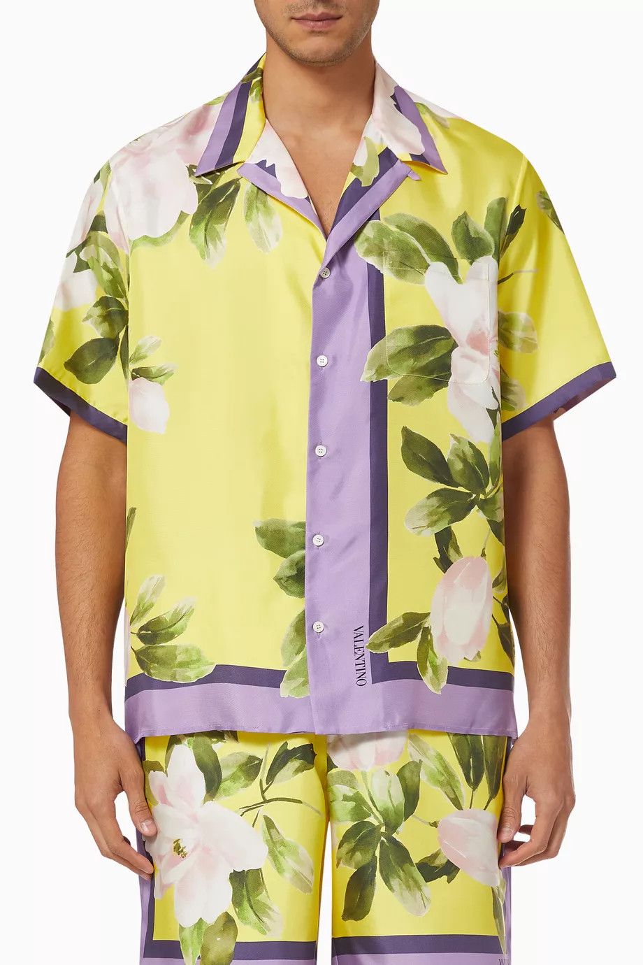 Valentino o1y0525 Patterned Shirt in Multicolor Size US S / EU 44-46 / 1 - 1 Thumbnail