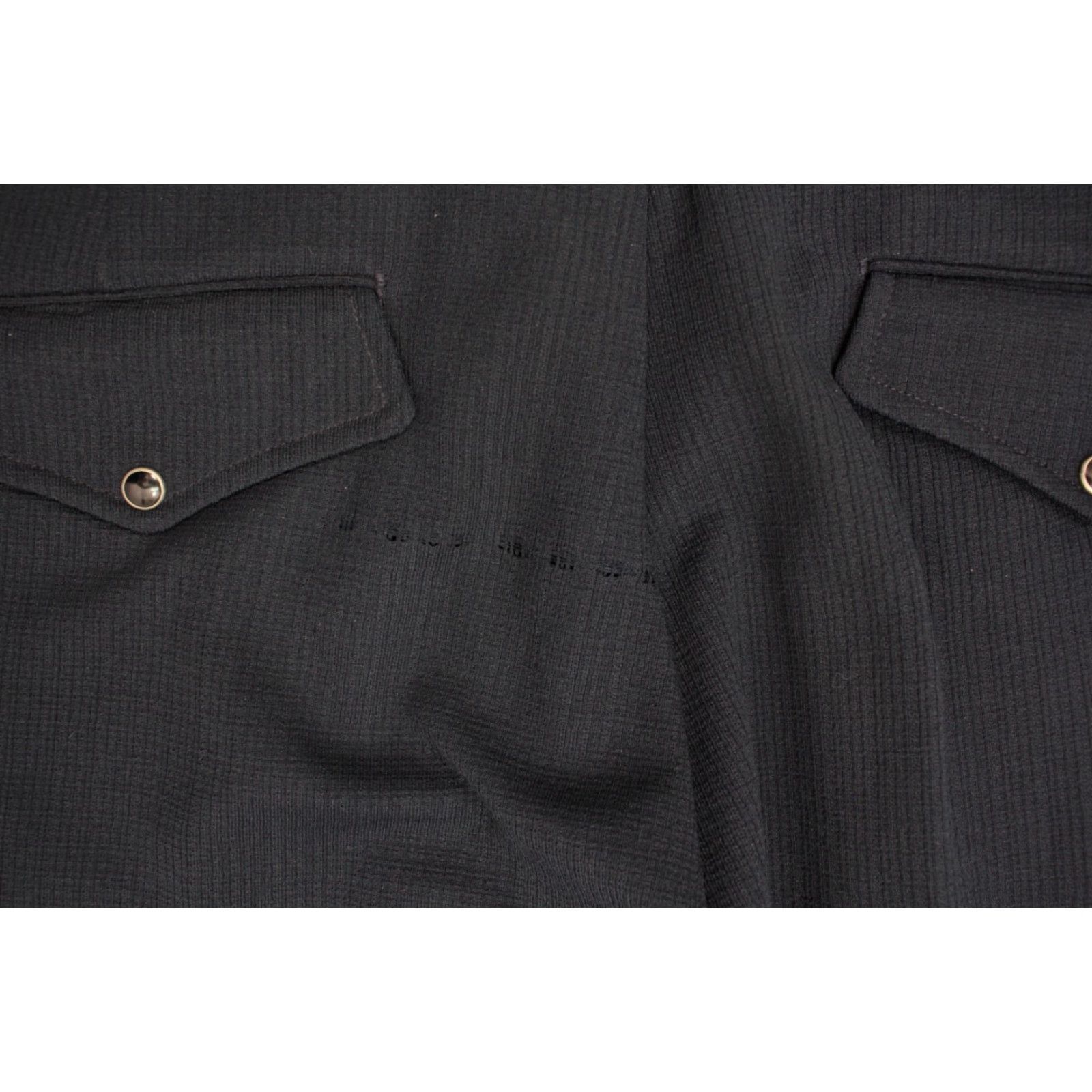 Vintage Men's VTG 1970s NOS Navy Blue Western Pants Sz 34x34 70s Polyester Size US 34 / EU 50 - 7 Thumbnail