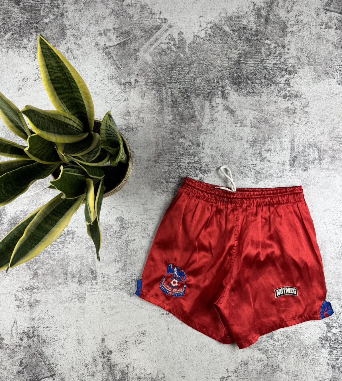 Nutmeg Crystal Palace 1994 Nutmeg Soccer Football Small Size Nylon Red Men’s Shorts Size US 30 / EU 46 - 1 Thumbnail