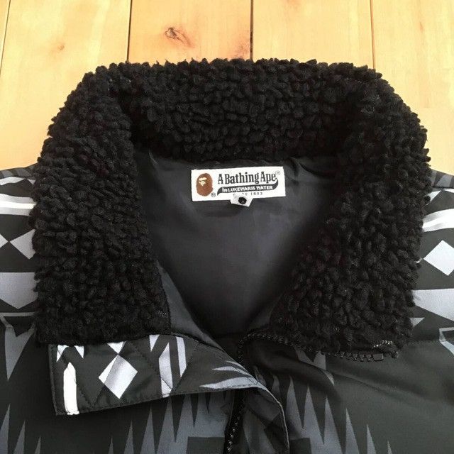 Bape × Nigo BAPE NATIVE Pattern Puffer Down Vest a bathing ape NIGO Size US S / EU 44-46 / 1 - 4 Thumbnail