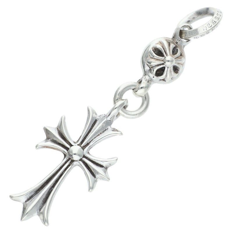 Chrome Hearts Chrome Hearts 1 Ball Tiny CH Cross Silver Size ONE