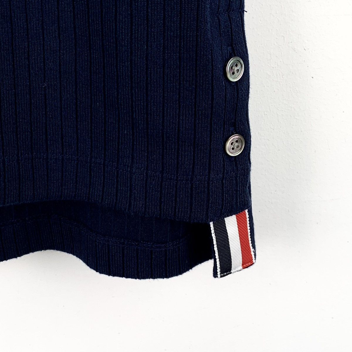 Thom Browne Thom Browne Navy Classic Short Sleeve Polo Shirt K26WX Size S / US 4 / IT 40 - 4 Thumbnail