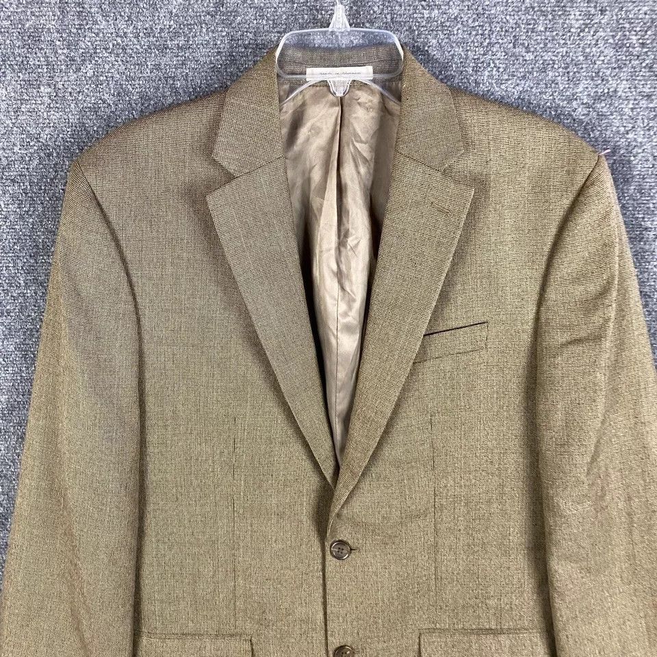Chaps Chaps Blazer Men's Size 42L Adults Polyester Blend 2 Buttons Size 42L - 2 Thumbnail