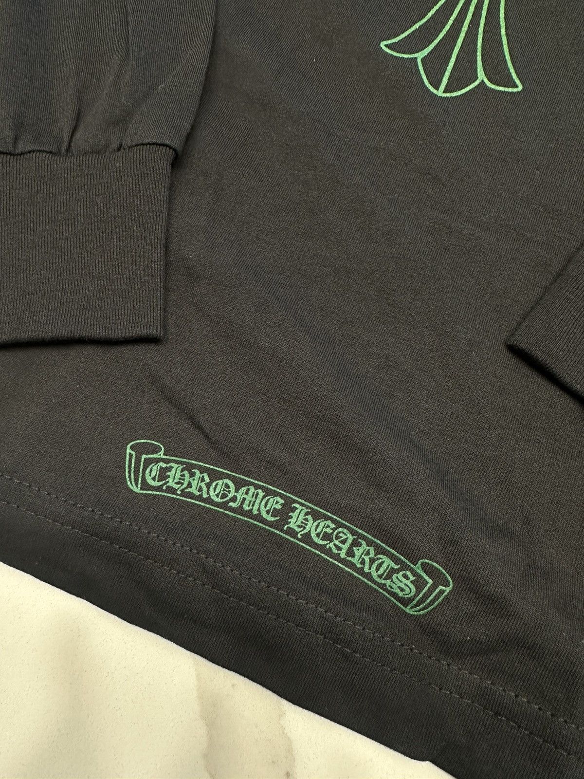 Chrome Hearts 🔥Chrome Hearts Cross Black Long Sleeve Tee🔥 Size US L / EU 52-54 / 3 - 7 Thumbnail