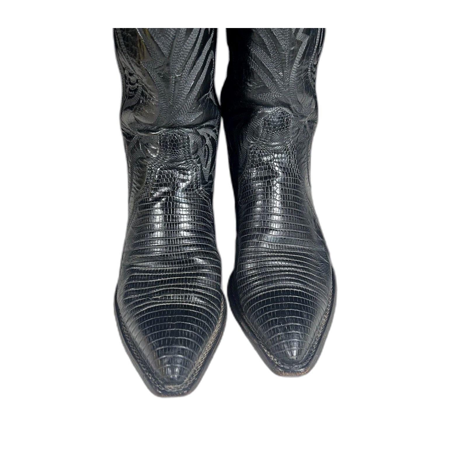 Tony Lama Tony Lama Exotic Teju Lizard Skin Western Cowgirl Boots Wome Size US 6.5 / EU 39-40 - 6 Thumbnail