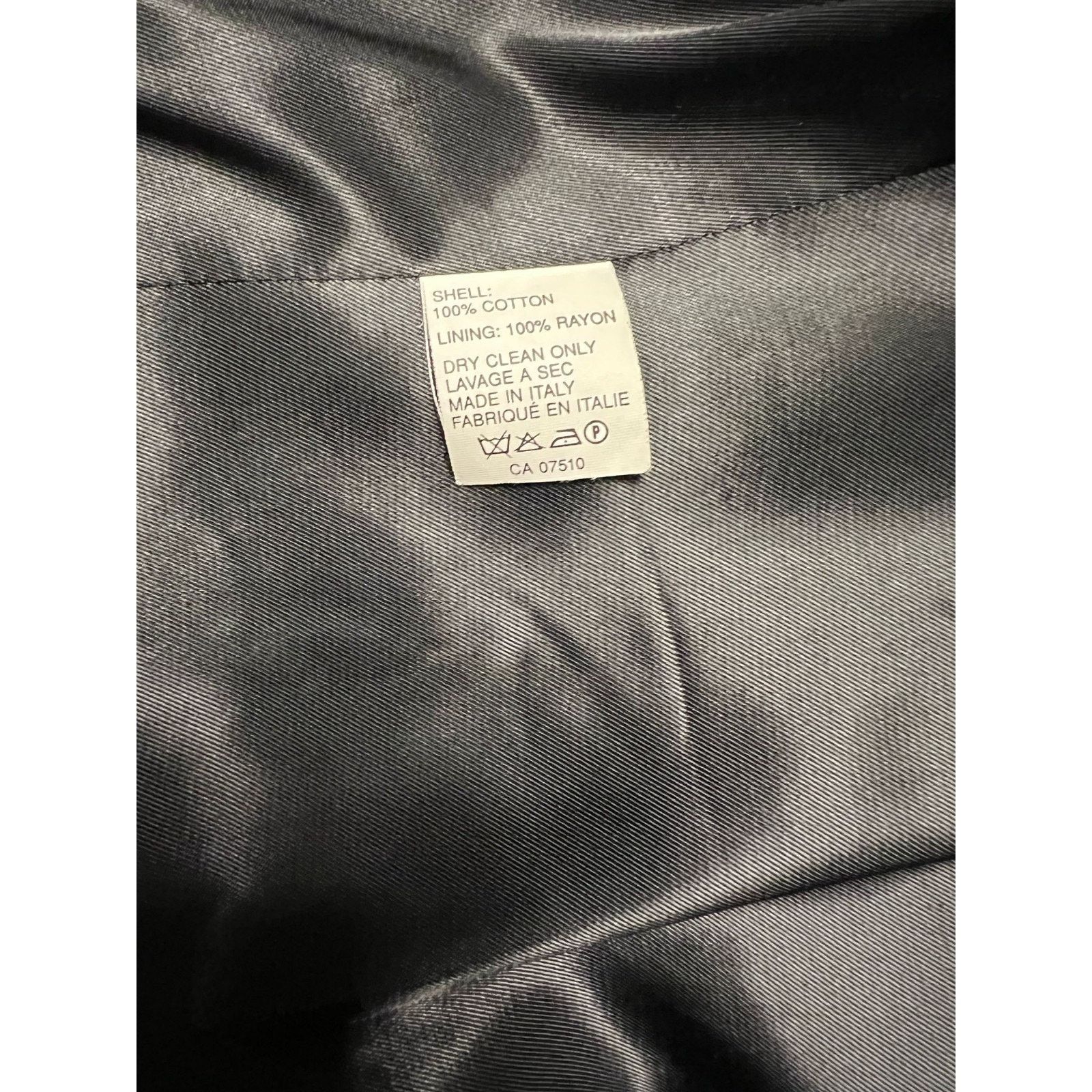 Armani Collezioni Giorgio Armani Cordoroy 3bt Black Blazer Size 44 Size 44R - 8 Thumbnail