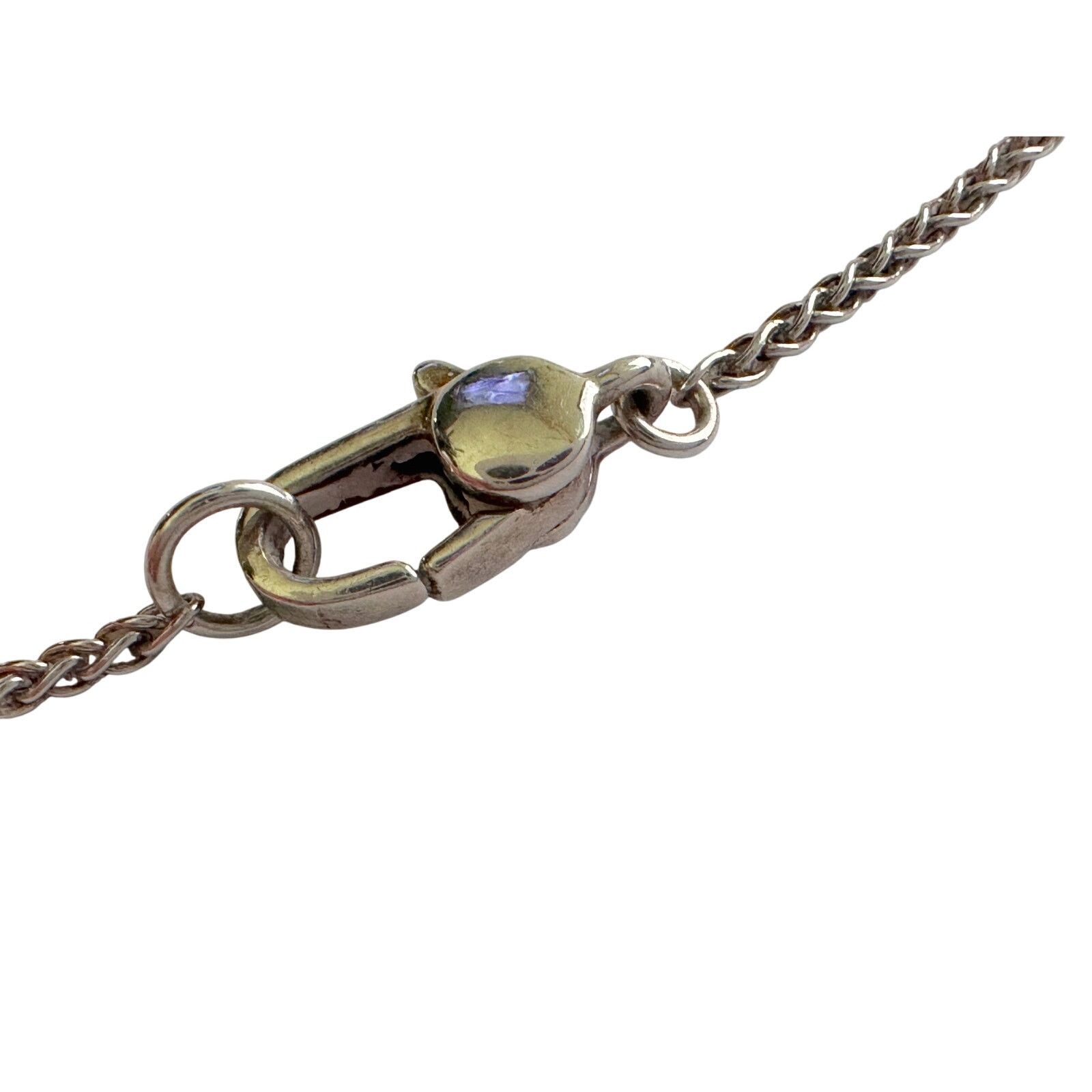 Gucci Gucci Silver G Interlocking Heart Bamboo Necklace Size ONE SIZE - 12 Thumbnail