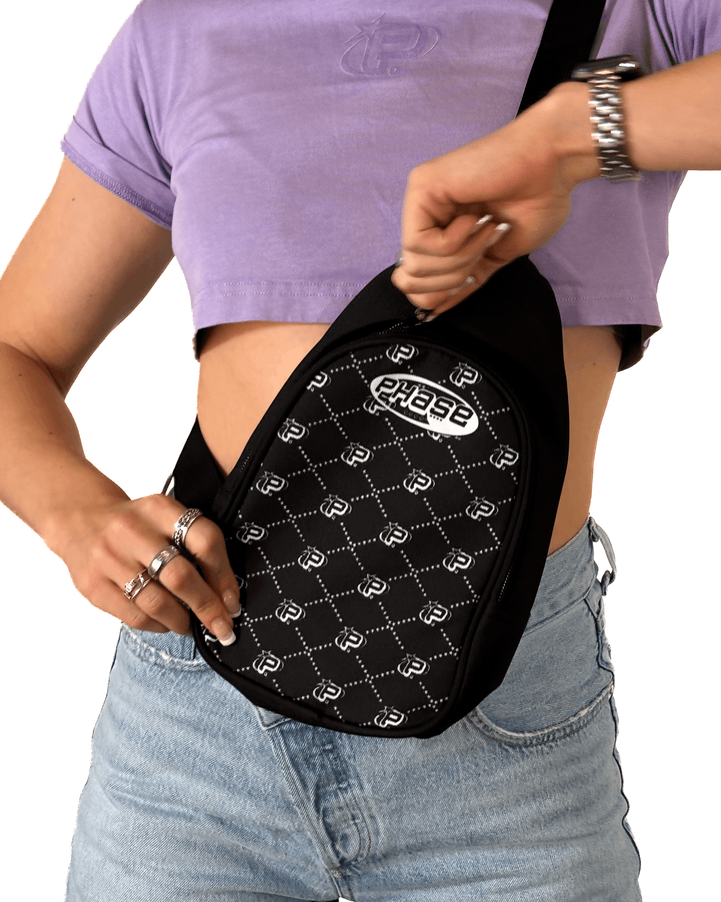 PHASE Garments Monogram "P2K" Shoulder Bag Size ONE SIZE - 3 Thumbnail