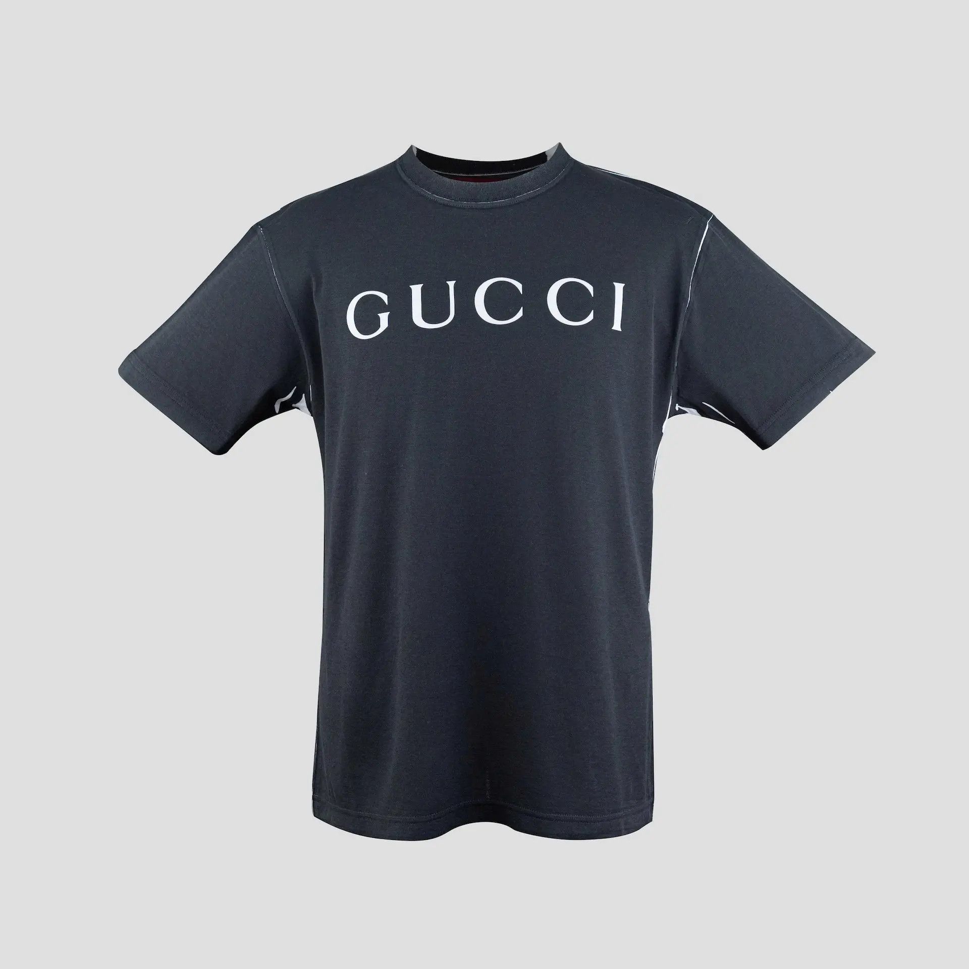 Gucci o1mt1gz0226 Printed Logo T-Shirt in Black Size US XL / EU 56 / 4 - 1 Thumbnail