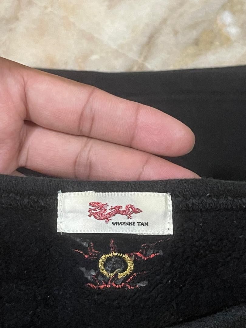 Vivienne Tam Vivienne Tam Dragon Logo Crop Shirt Size S / US 4 / IT 40 - 11 Thumbnail