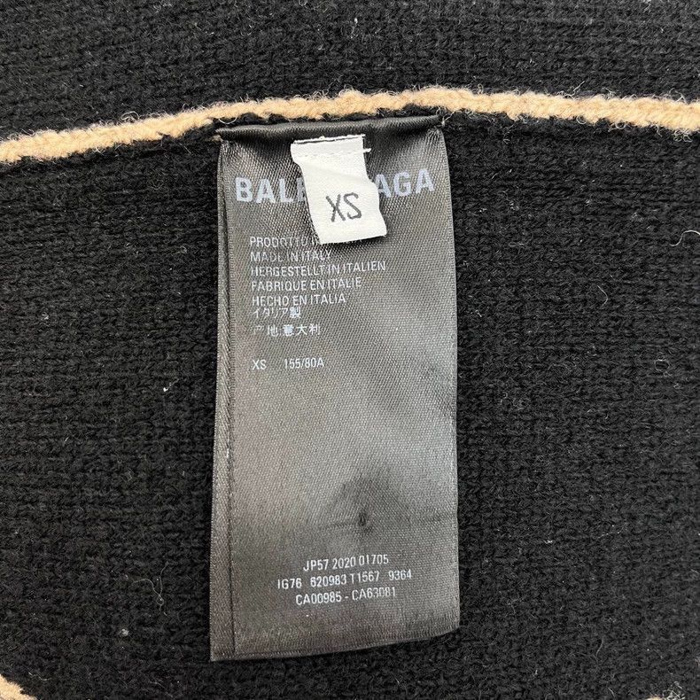 Balenciaga Balenciaga camel colored bullet screen logo wool sweater-25 Size US XS / EU 42 / 0 - 7 Thumbnail