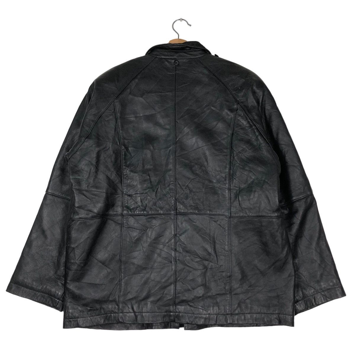 Japanese Brand 🔥Vintage Biker Leather Jacket Donobio Blanket Issey Miyake Size US M / EU 48-50 / 2 - 8 Thumbnail
