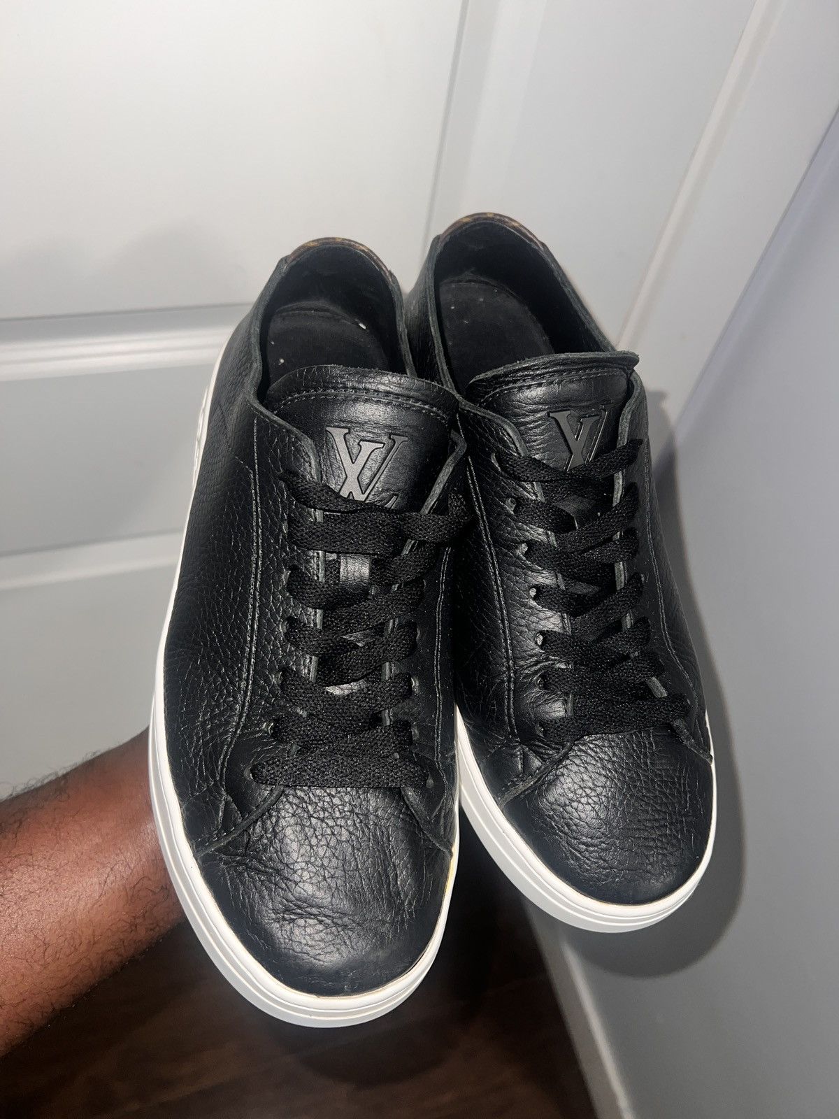 Louis Vuitton Louis Vuitton Leather Trainers Size US 7.5 / EU 40-41 - 3 Thumbnail