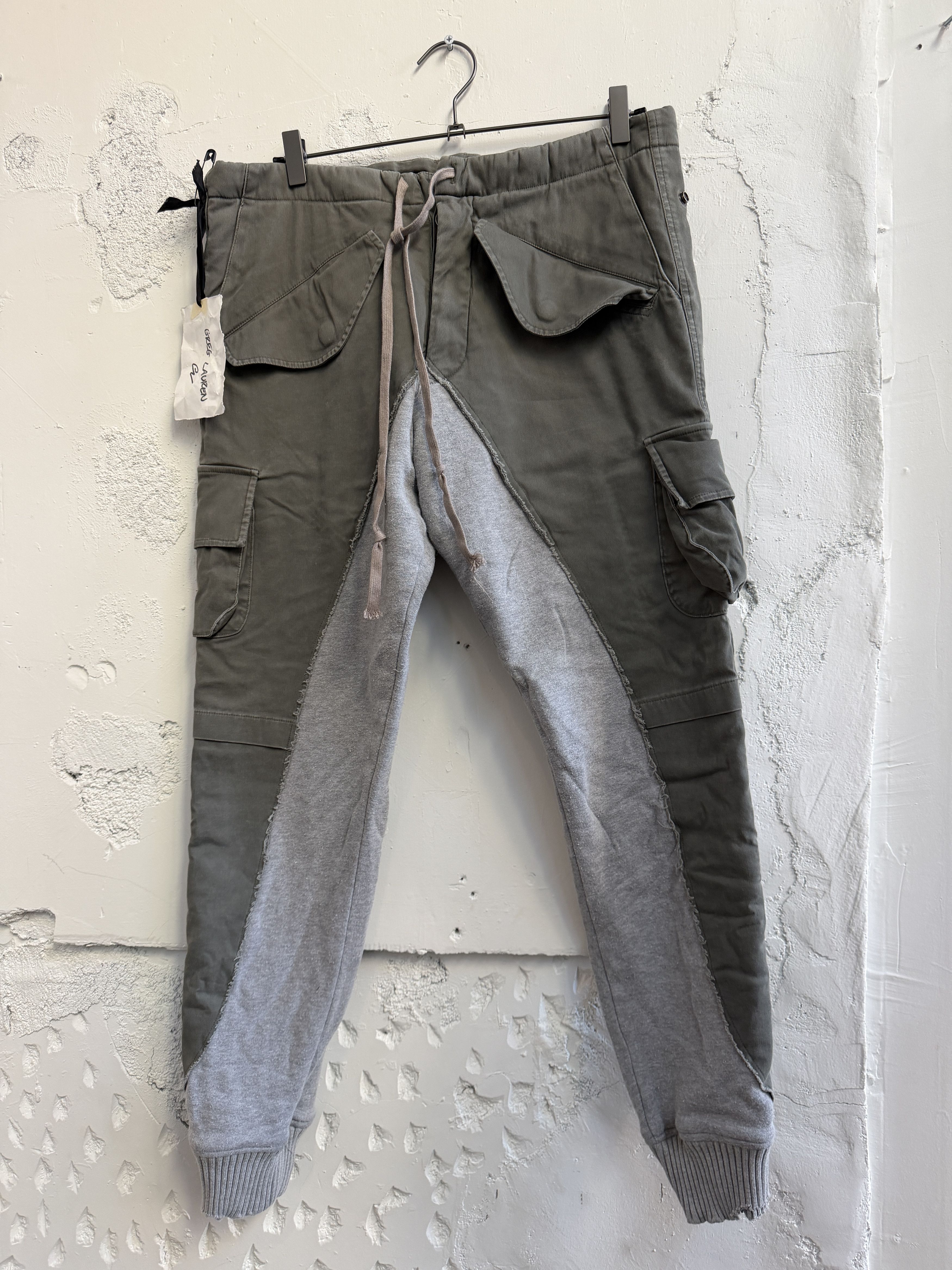 Greg Lauren Greg Lauren 50/50 Army Terry Long Pants Size US 34 / EU 50 - 1 Thumbnail