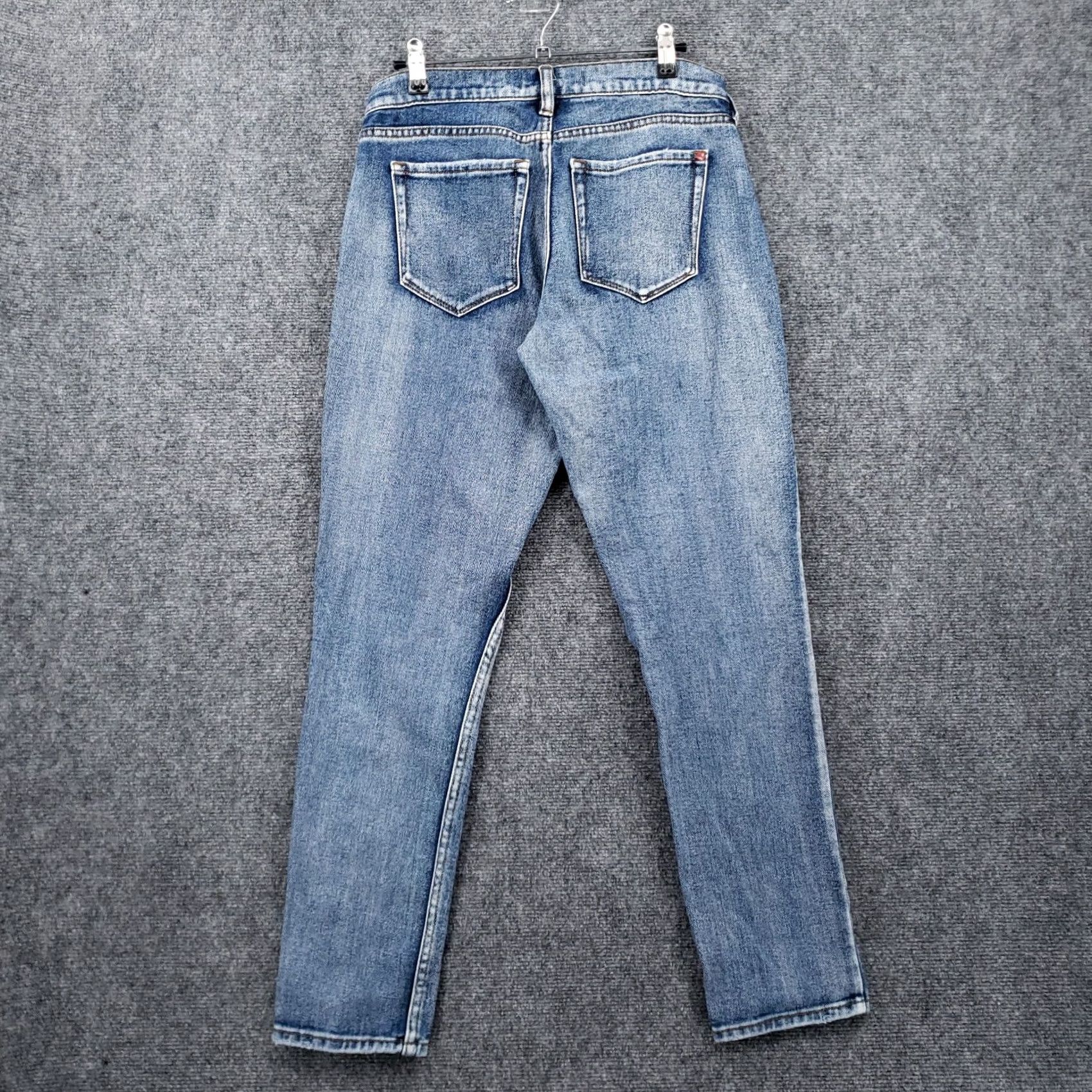 Denime Bullhead Jeans Womens 3 Skinny Boyfriend Distressed Stone Blue Denim Size 26" / US 2 / IT 38 - 2 Thumbnail