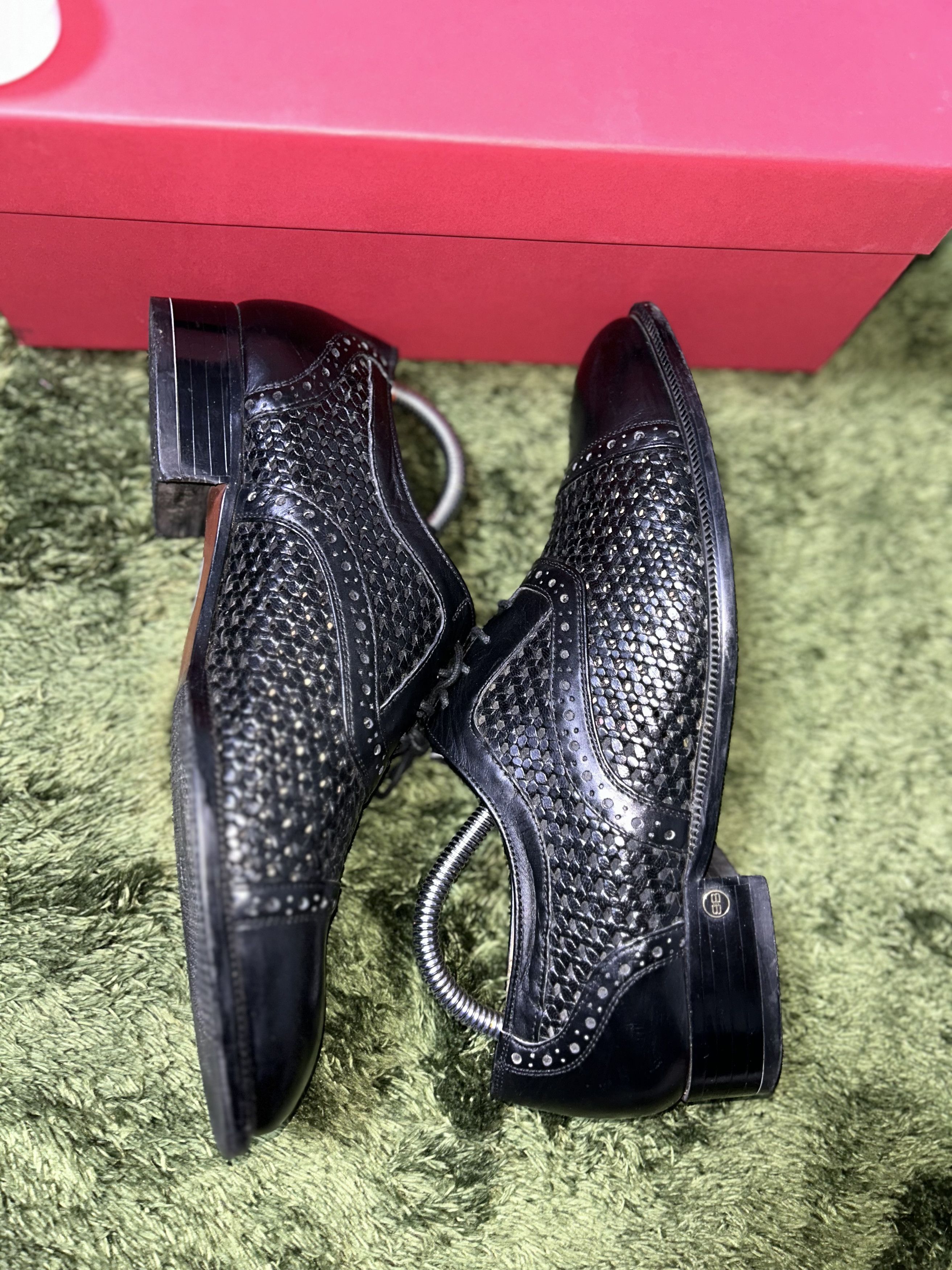 Balenciaga [EU 42] old balenciaga leather dress shoes black Size US 9 / EU 42 - 5 Thumbnail