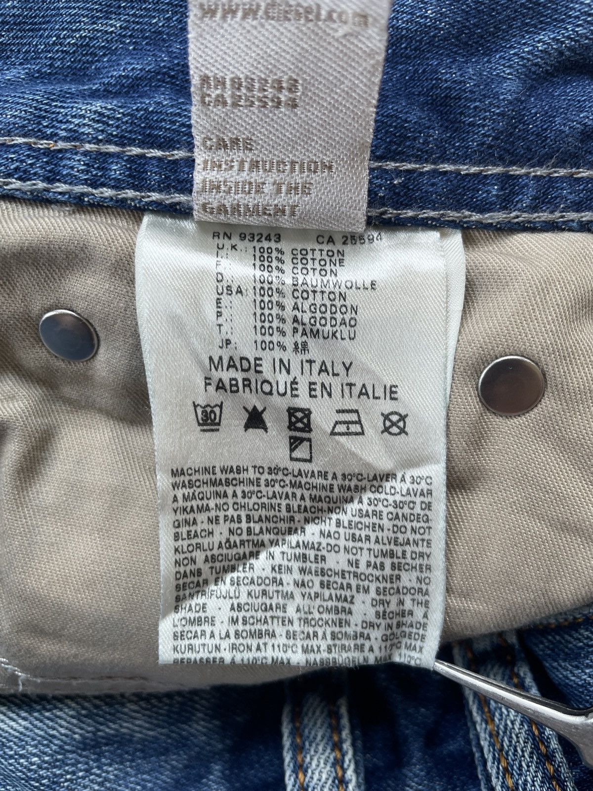 Diesel Diesel Zatiny Jeans (P102) Size US 30 / EU 46 - 16 Thumbnail