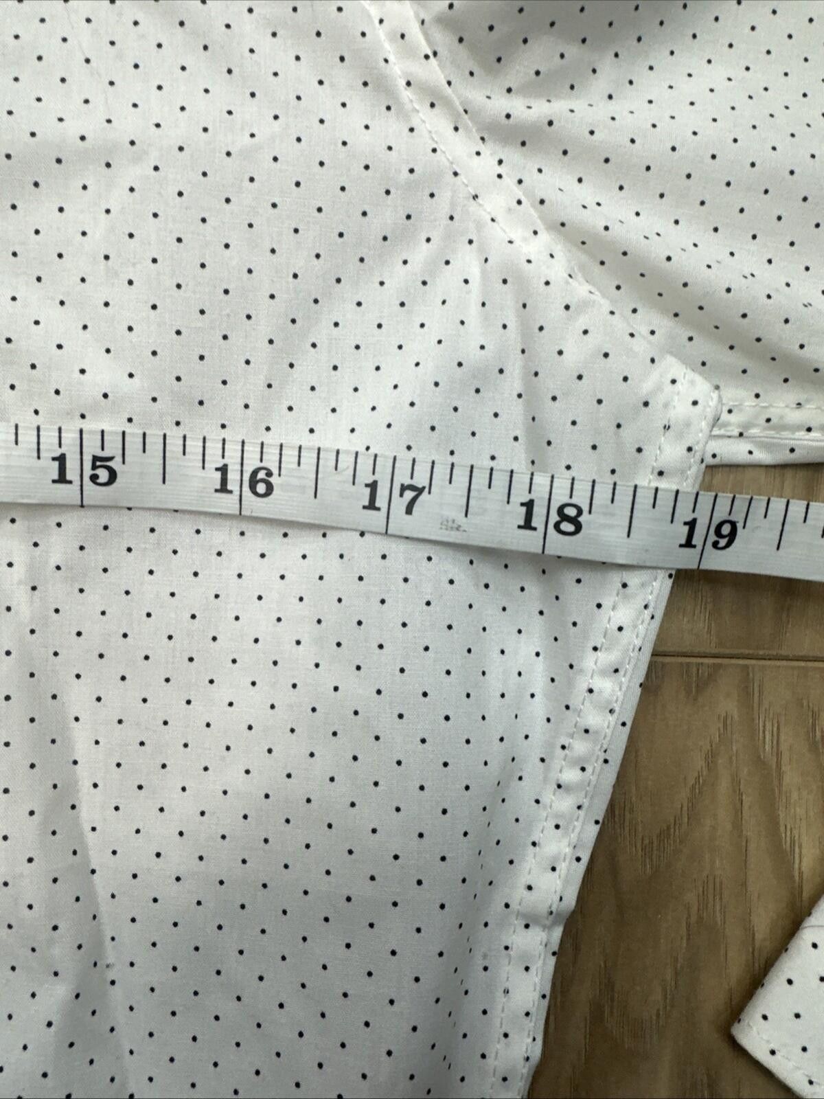 H&M HM Men Shirt With Button Up Collar Office White Slim Fit S Size US S / EU 44-46 / 1 - 7 Thumbnail