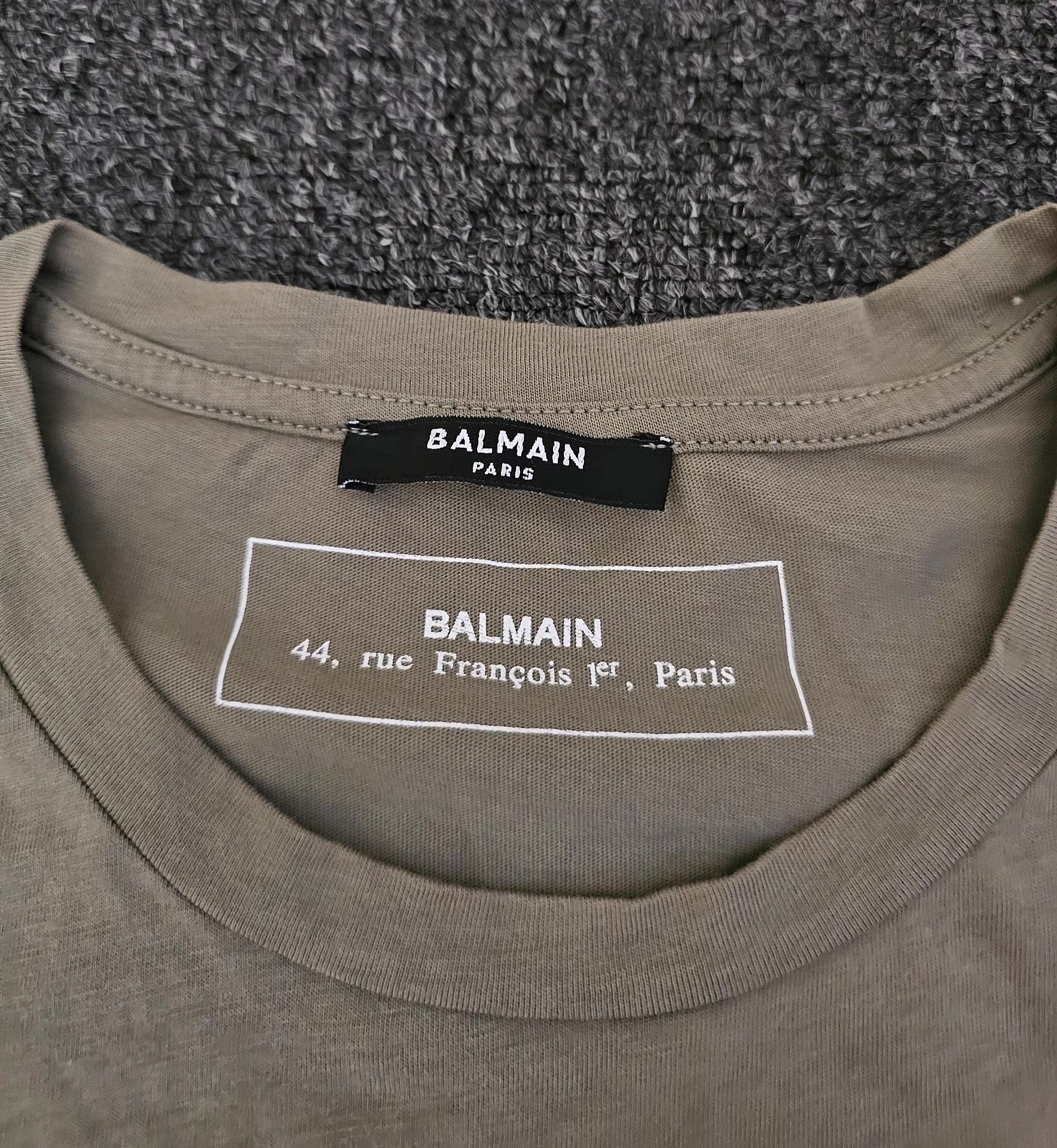 Balmain Balmain Men's Short Sleeve T-shirt Size US S / EU 44-46 / 1 - 4 Thumbnail