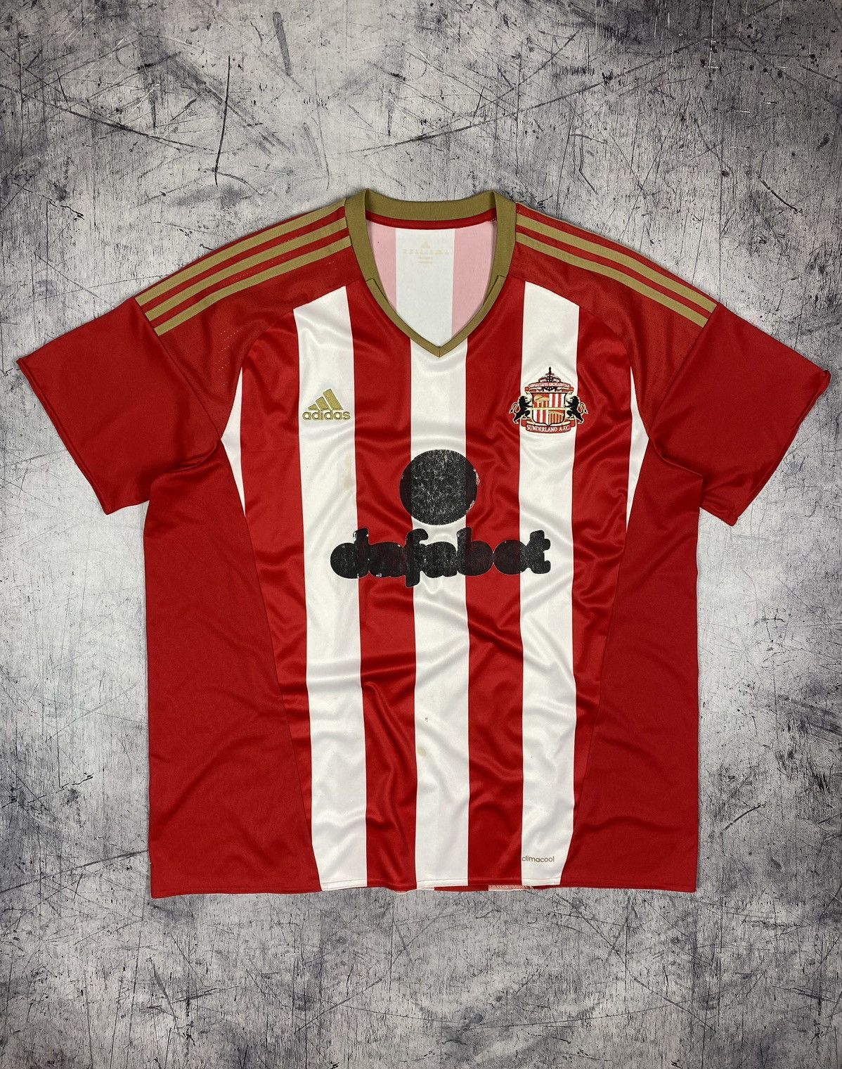 Adidas × Vintage Vintage Adidas SUNDERLAND F.C Soccer Jersey Size US XXL / EU 58 / 5 - 2 Thumbnail