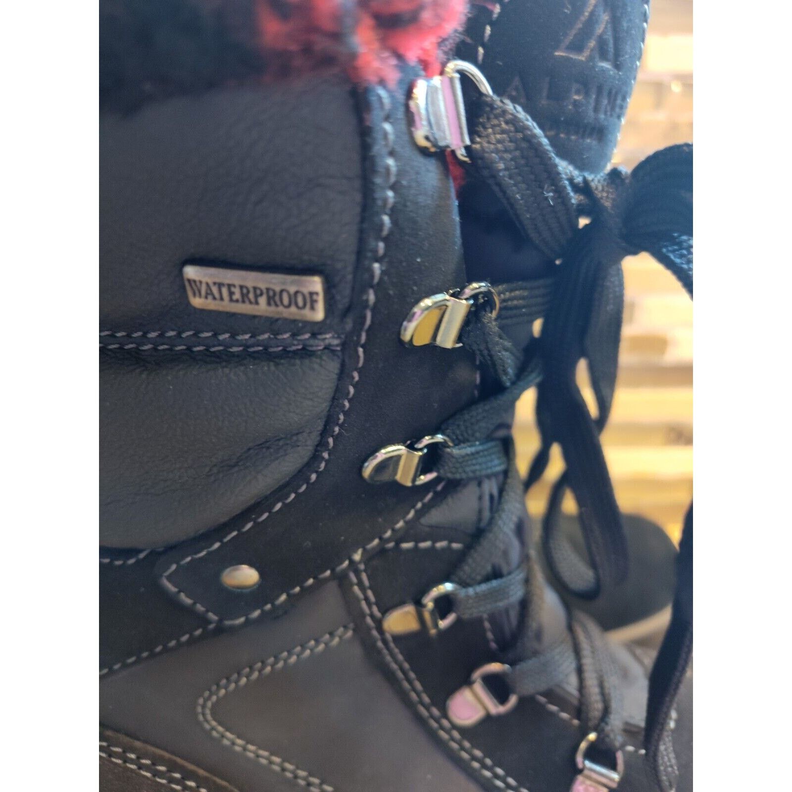 Other Alpine Design Sofia Leather Womens Boots Made Italy 6.5 $185 Size US 6.5 / IT 36.5 - 6 Thumbnail