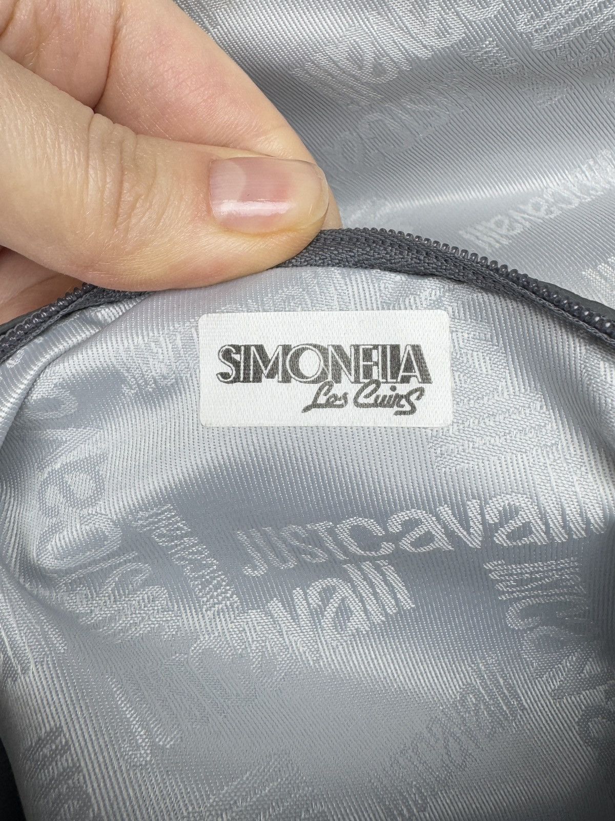 Just Cavalli Just Cavalli Juta Leather Beige Silver Simonella handle bag Size ONE SIZE - 15 Thumbnail