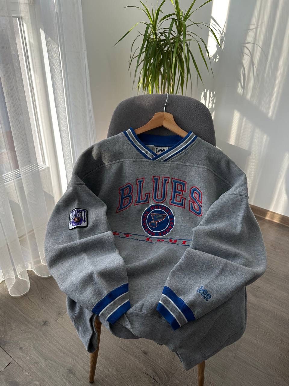 Japanese Brand × Vintage Vintage Blues St.Louis Gray Lee Sports Sweatshirt Size US L / EU 52-54 / 3 - 17 Thumbnail