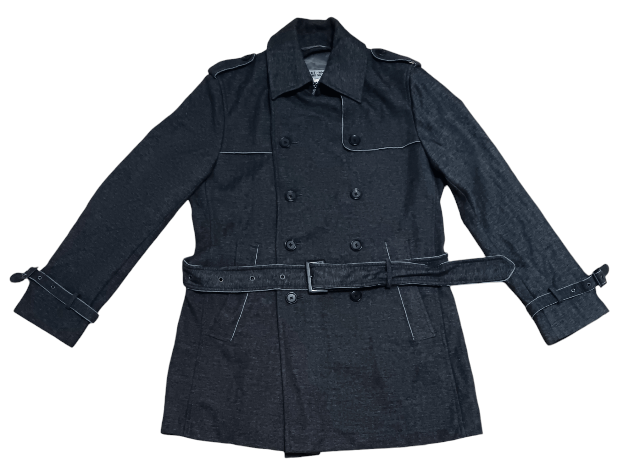 Katharine Hamnett London KATHERINE HAMNET DOUBLE BREAST JACKET Size L / US 10 / IT 46 - 1 Thumbnail