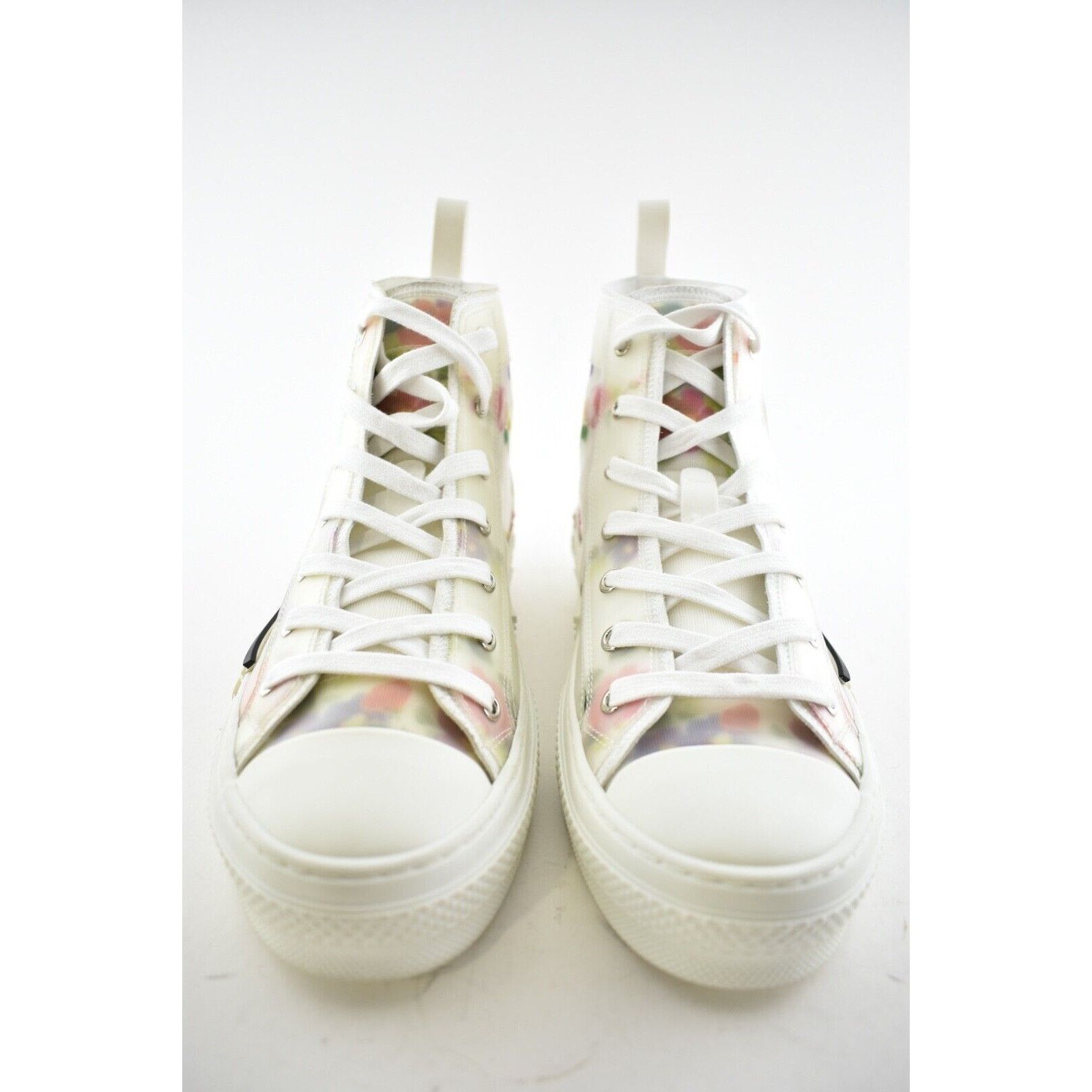 Dior Dior Mens B23 White High Top Lace Up Flat Sneaker 40 7 Size US 7 / EU 40 - 5 Thumbnail