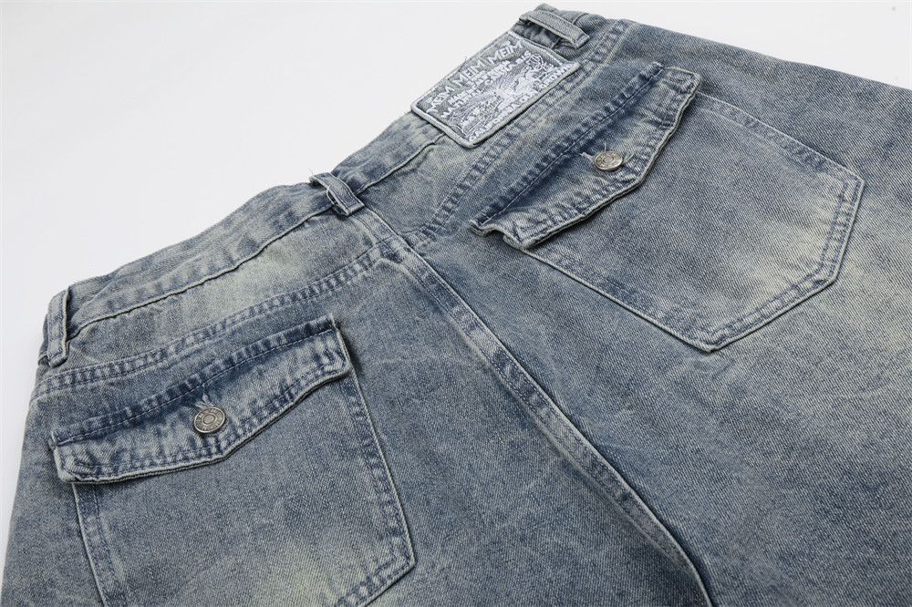 Vintage Men's Vintage Washed Loose-Fit Straight-Leg Cargo Shorts Size US 32 / EU 48 - 4 Thumbnail