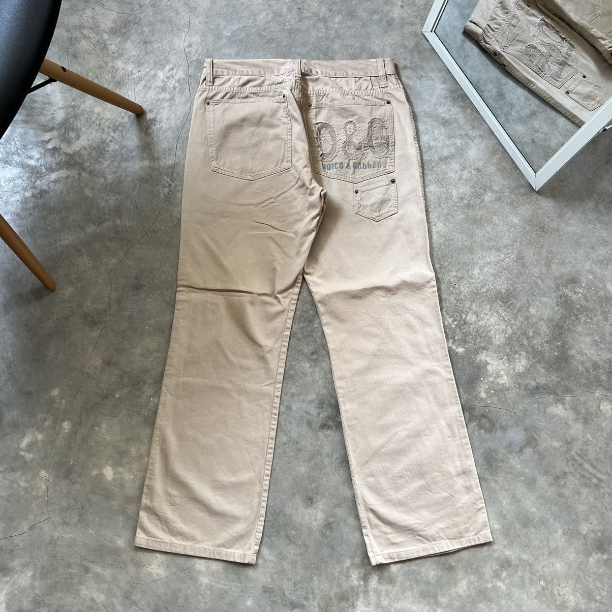 Dolce & Gabbana Vintage Dolce & Gabbana Button Fly Chino Pants Size US 36 / EU 52 - 2 Thumbnail