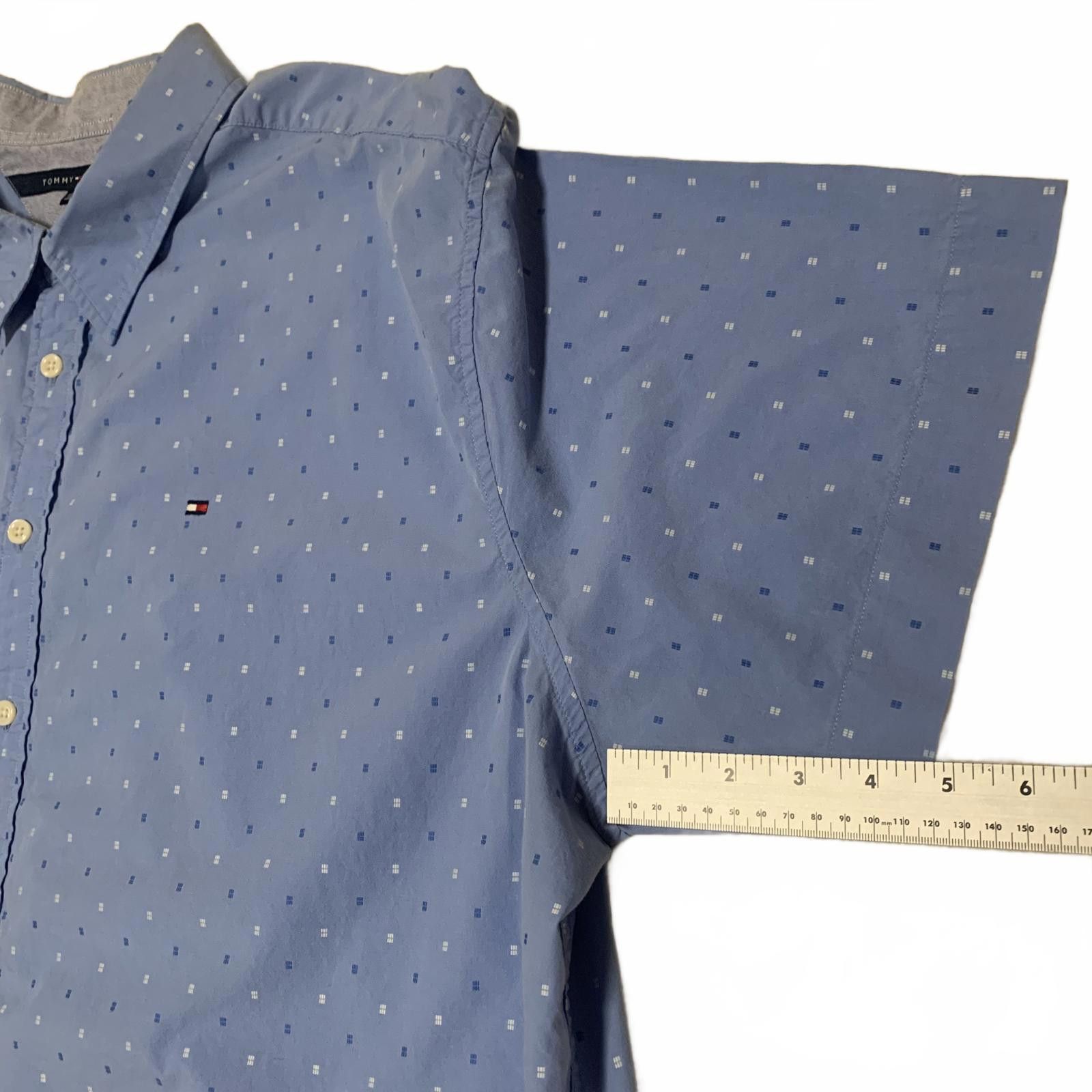 Tommy Hilfiger Tommy Hilfiger Men's Size 3XL Blue Casual Button-Down Shirt Size US XXL / EU 58 / 5 - 5 Thumbnail