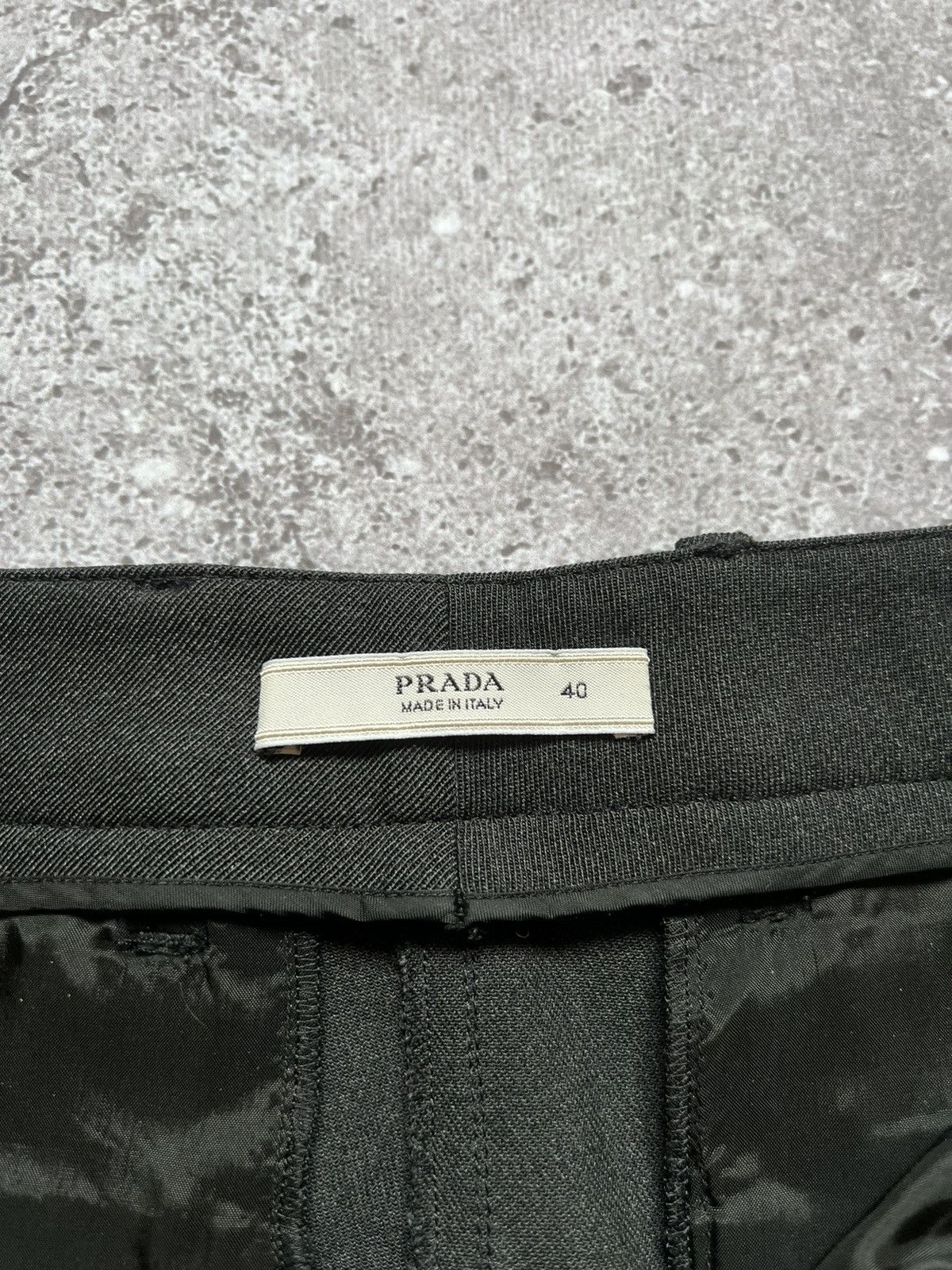 Prada Vintage Prada Wool Trousers Pants Size 27" / US 4 / IT 40 - 13 Thumbnail
