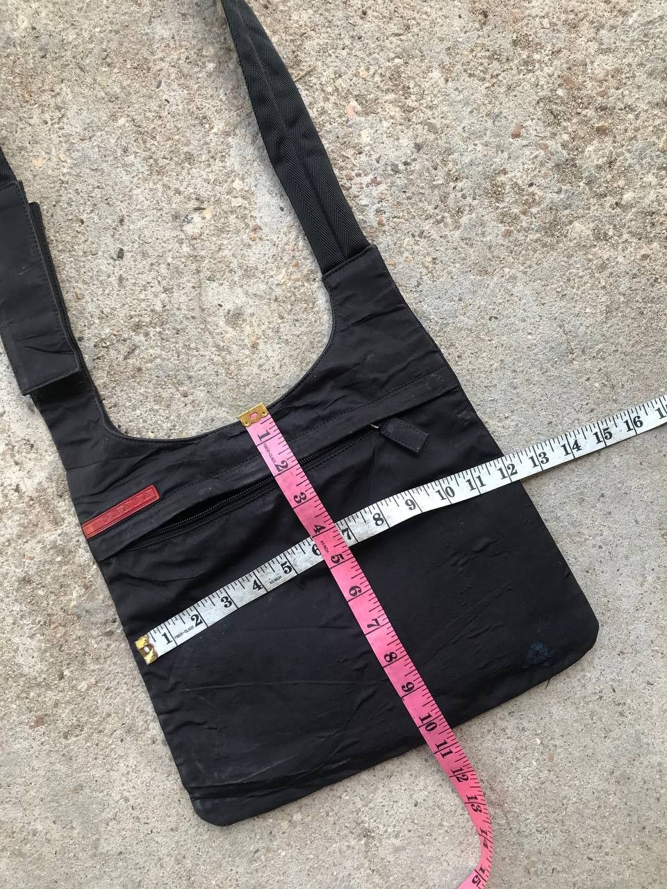 Prada × Vintage Authentic Prada Sport Black Tape Shoulder Size ONE SIZE - 10 Thumbnail