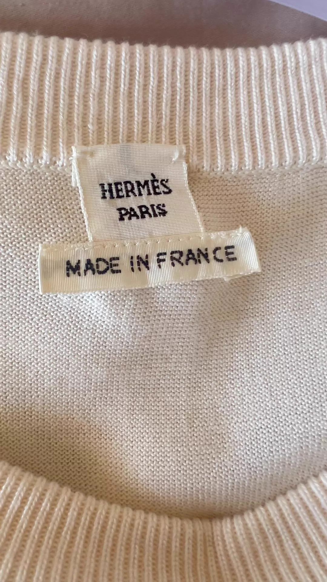 Hermes Hermes Women's Silk Shawl Over Knit Top 34 Size XS / US 0-2 / IT 36-38 - 5 Thumbnail