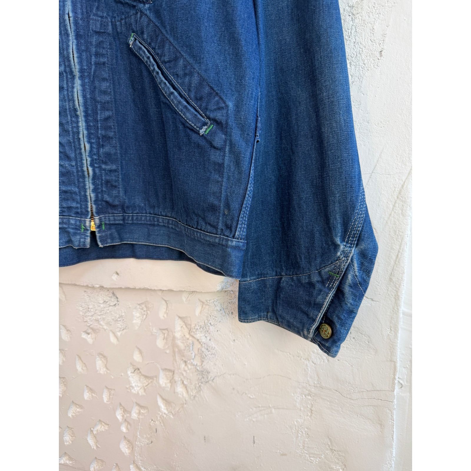 Vintage Oshkosh B'gosh 60's Denim Indigo Chore Barn Coat in Blue, Men's (Size L) — image 3 of 6