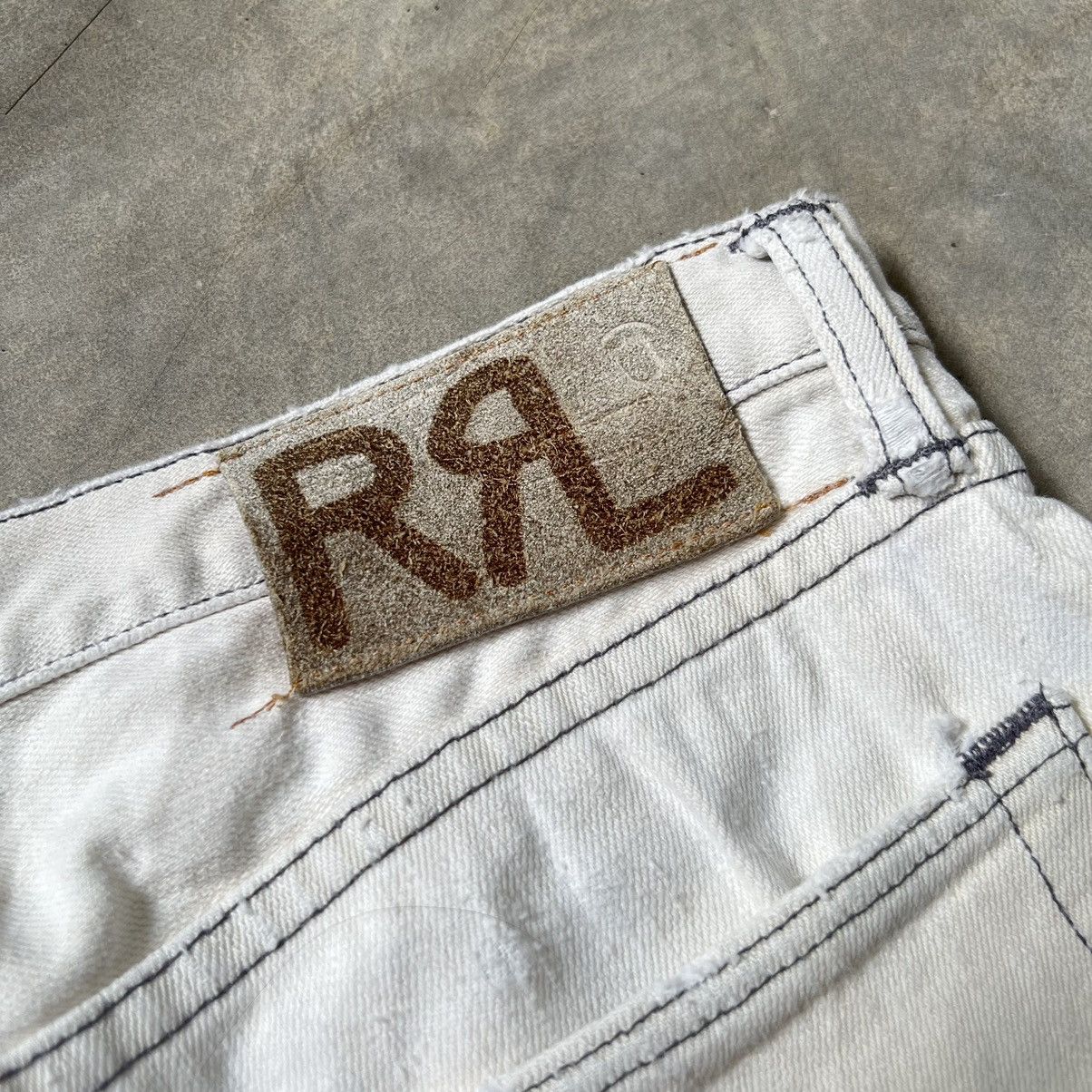 Polo Ralph Lauren Vintage RRL Ralph Lauren Distressed Jeans Pants Size US 27 - 13 Thumbnail