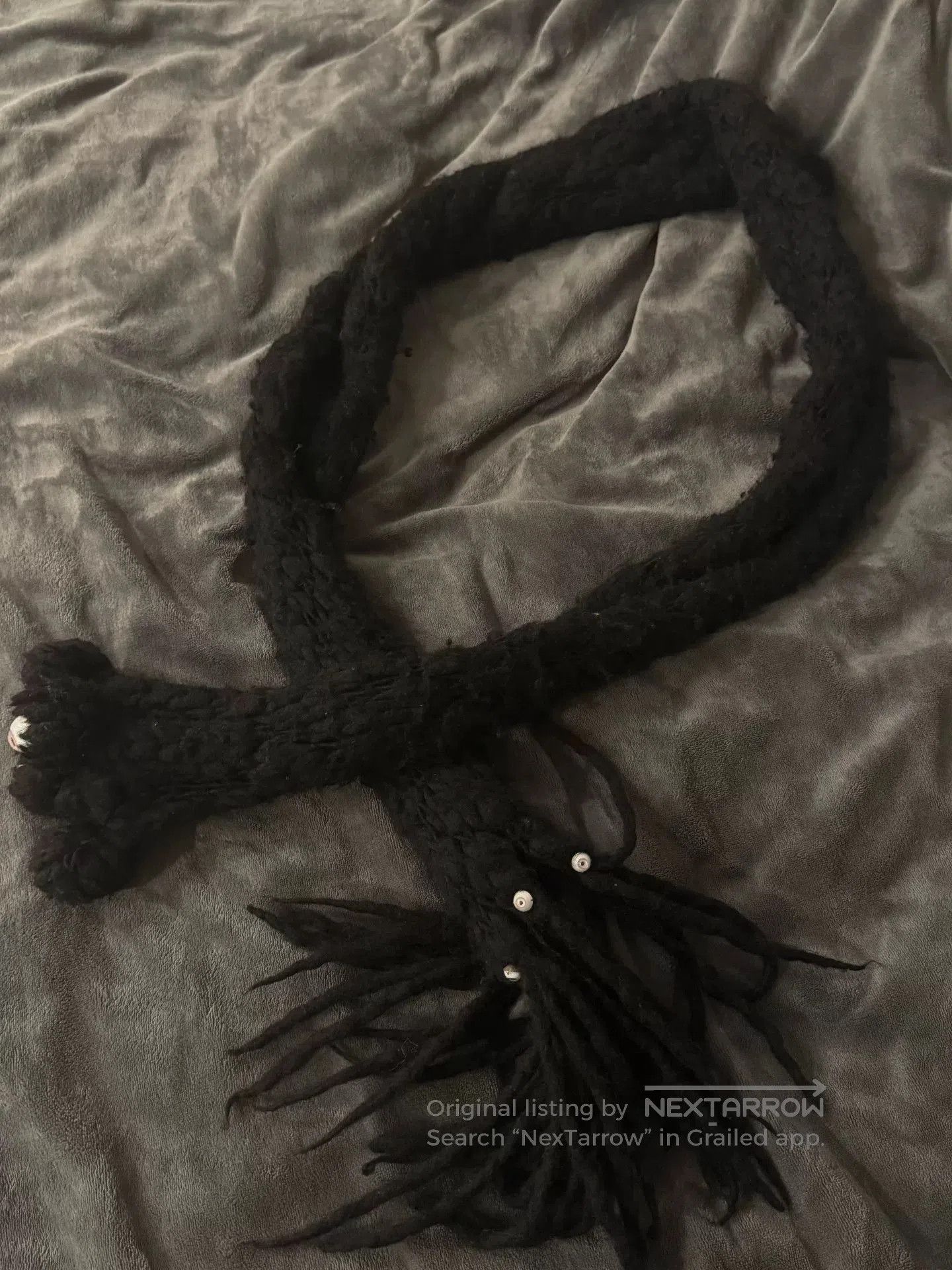Undercover Undercover 05SS But Beautiful Eye Wool Scarf. Size ONE SIZE - 2 Thumbnail
