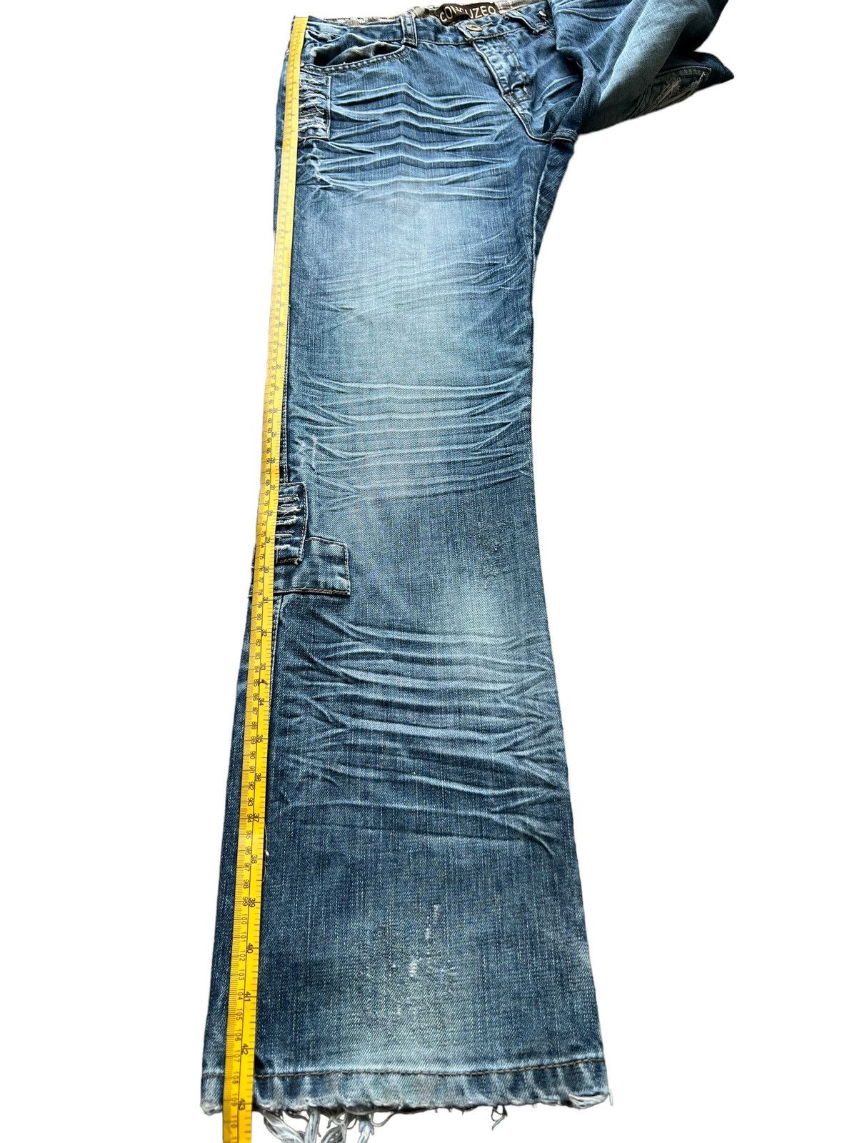 Other Conguzo Bondage Patchwork Distressed Baggy Denim Jeans 31x33 Size US 31 - 12 Thumbnail