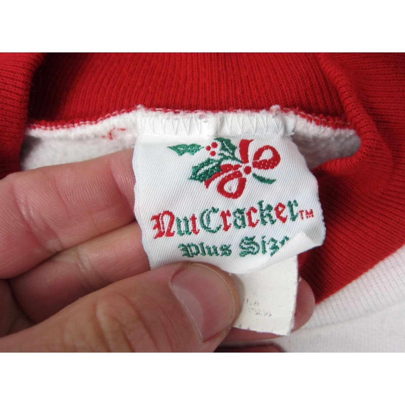 Vintage VINTAGE Nutcracker Sweatshirt Womens 2X White Christmas Teddy Bear Snowman 90s Size XXL / US 16-18 / IT 52-54 - 5 Thumbnail