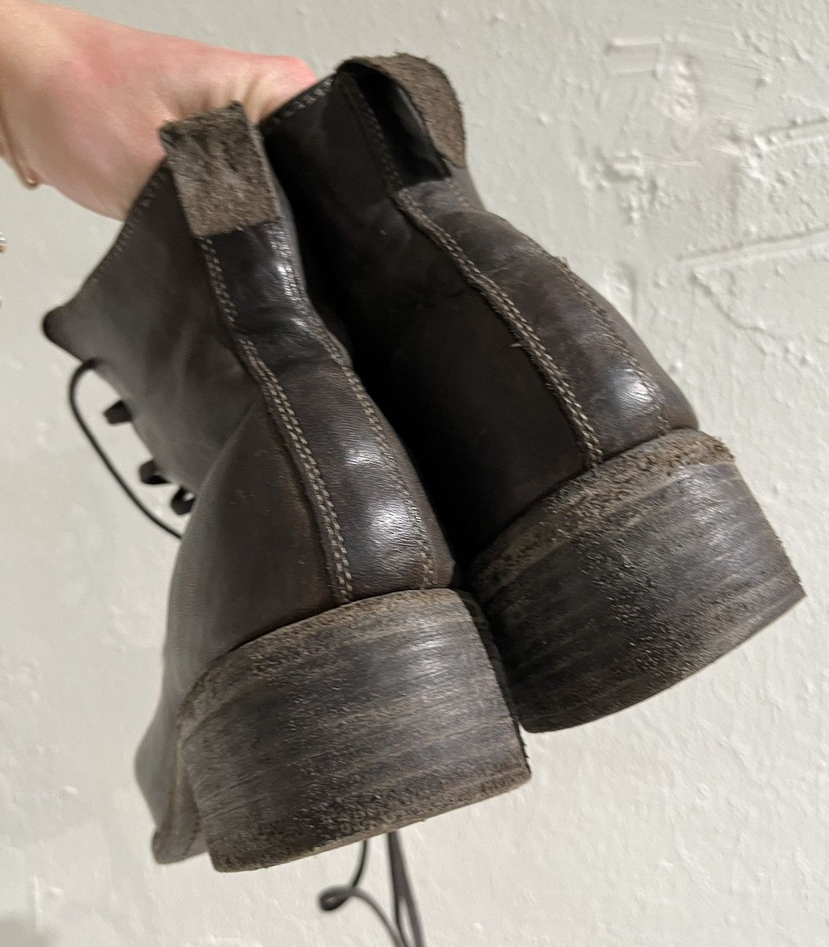 Guidi PL11L Horse Leather Lace Up Boots Size US 7.5 / IT 37.5 - 10 Thumbnail