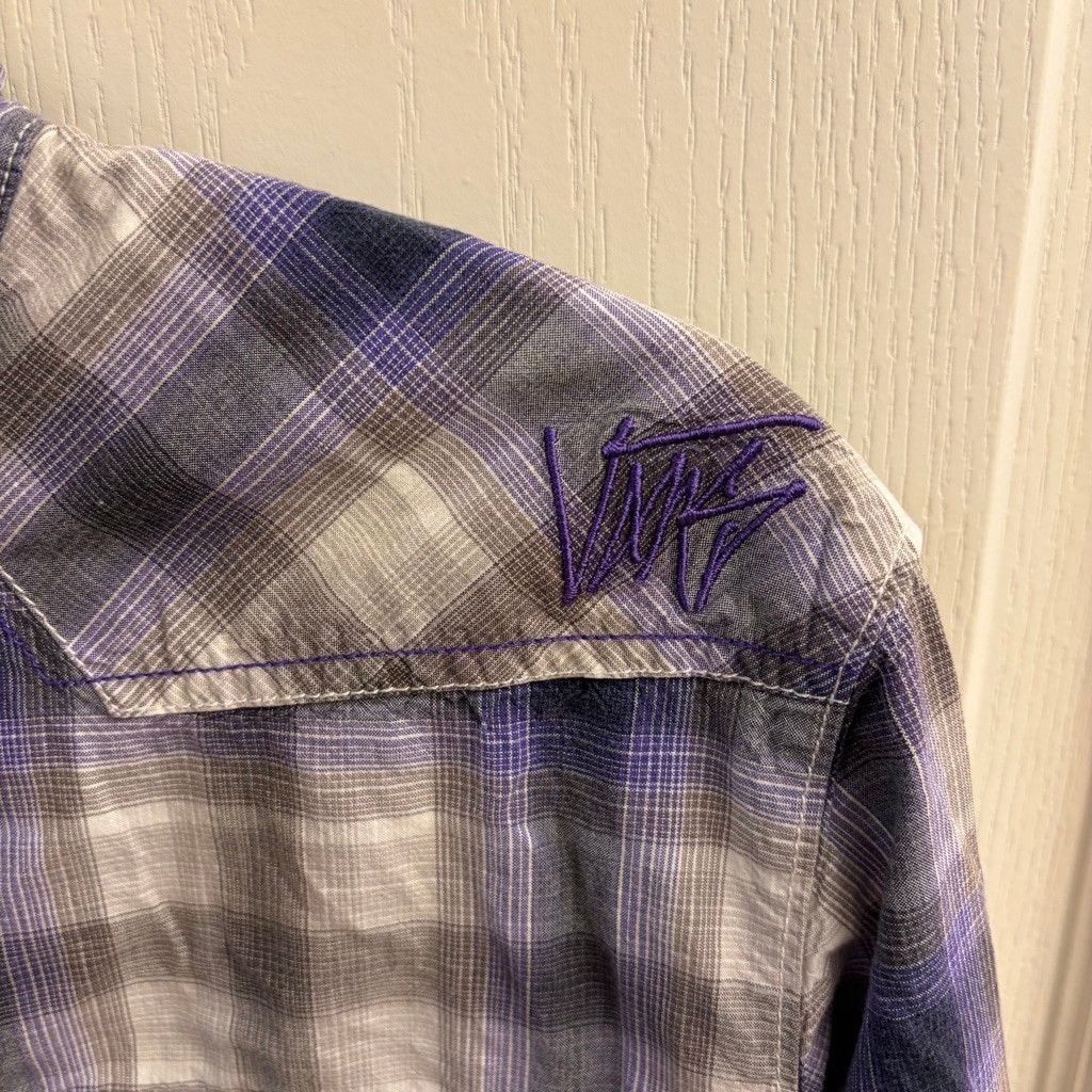 Vans Vans Plaid Vintage y2k sk8 button up shirf Size US L / EU 52-54 / 3 - 2 Thumbnail