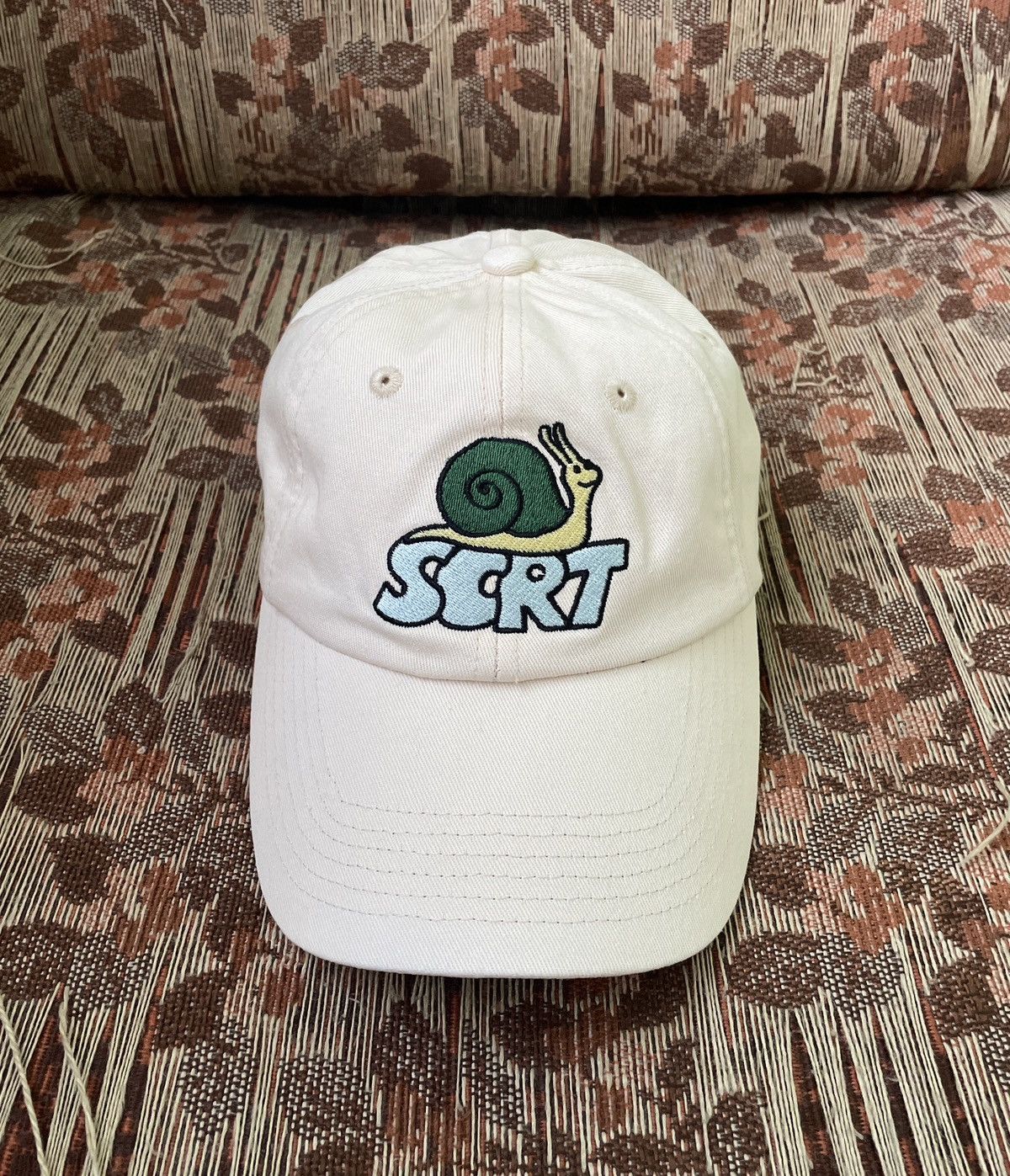 SCRT SCRT Snail logo Beige Cap Stay Creative Co. Size ONE SIZE - 3 Thumbnail